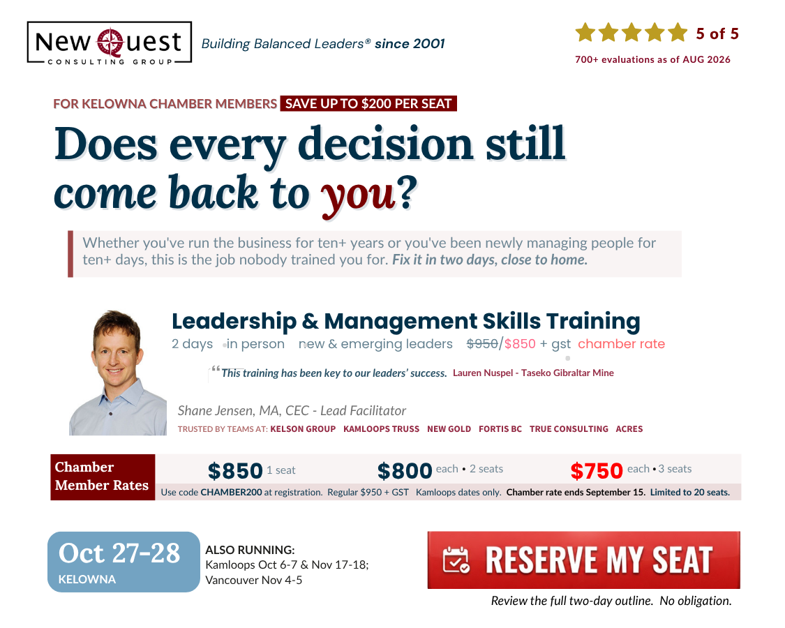 New Quest Leadership & Management Skills Training
